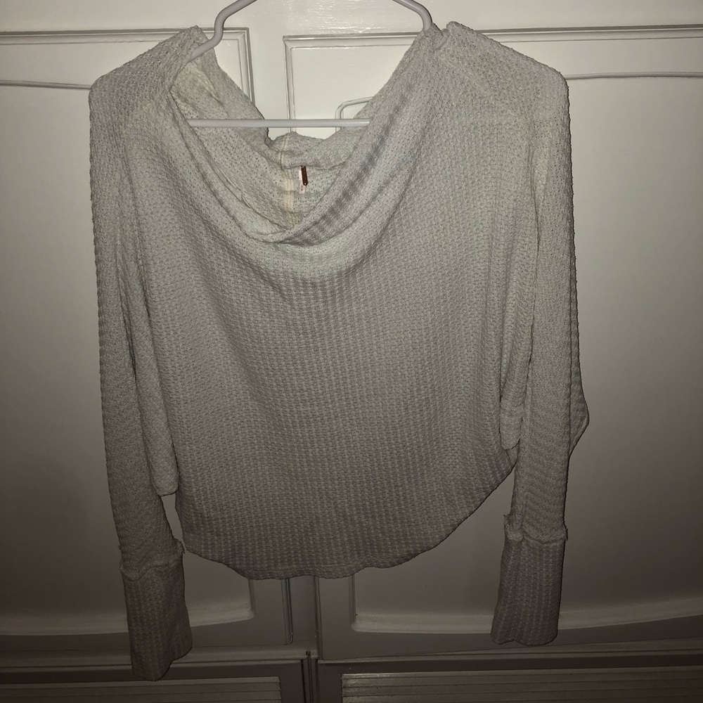Free people Waffle tee